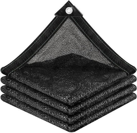 vensovo 70% Sunblock Shade Cloth Net Black Resistant - 3x10 Ft Garden Shade Mesh for Plant Cover, Greenhouse, Chicken Coop, Kennels, Tomatoes Plants