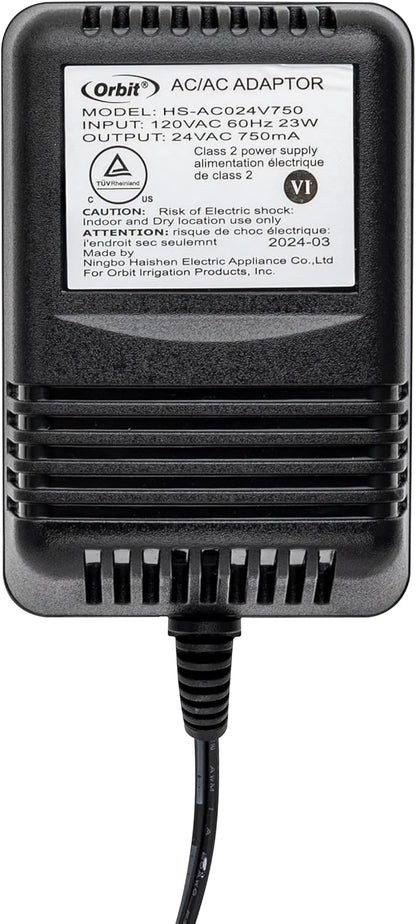 Orbit 57040 24V 750mA Transformer for Indoor Sprinkler Controllers