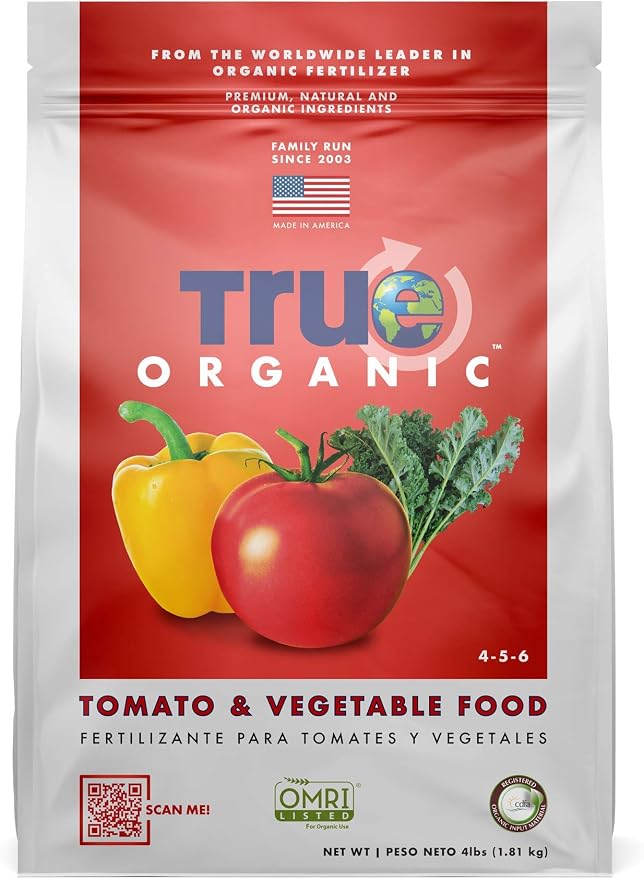 True Organic Berry and Vegetable Food Granular Fertilizers (8 lbs) - CDFA, OMRI Listed for Organic Gardening