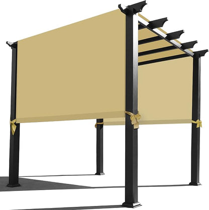 Alion Home Waterproof Pergola Covers - Pergola Replacement Canopy - Universal Replacement Canopy for Outdoor Living(14' L x 9' W, Sand)