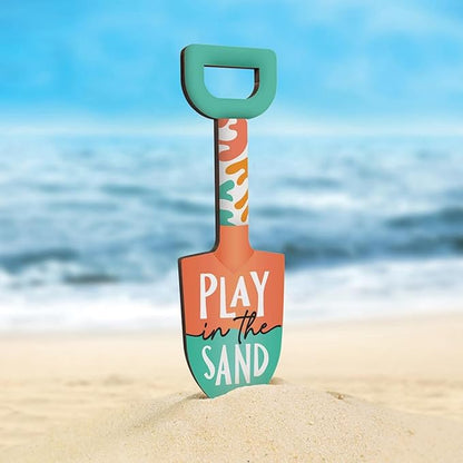 P. Graham Dunn Garden Shovel Sign - “Play in the Sand”- 2.5 x 9.75 Inches