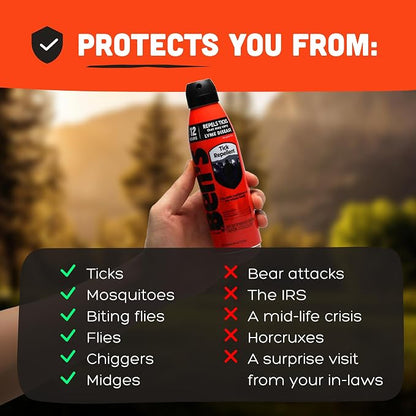 Ben's Tick Repellent - Tick, Mosquito & Insect Repellent Spray for Adults & Children - Bug Spray with 20% Picaridin - Offers 12 Hours of Protection - 6 fl oz (Pack of 3)
