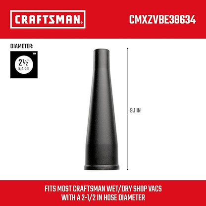 CRAFTSMAN CMXZVBE38634 2-1/2 in. Blower Nozzle Wet Dry Vac Attachment