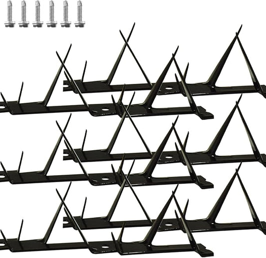 Metal Anti Climb Spikes for Fences and Walls, Effectively Avoided Invaders Climbing Attempts.(Size 60 inches)