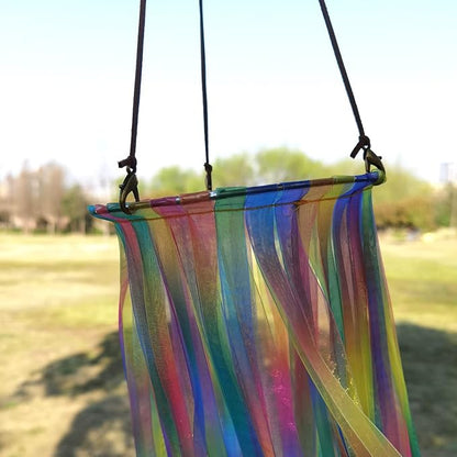 Ribbon Windsock Streamer, Outdoor Decorations for Your Patio, Garden, Yard, Dock and Camper, 49-Inch, WS49-XS