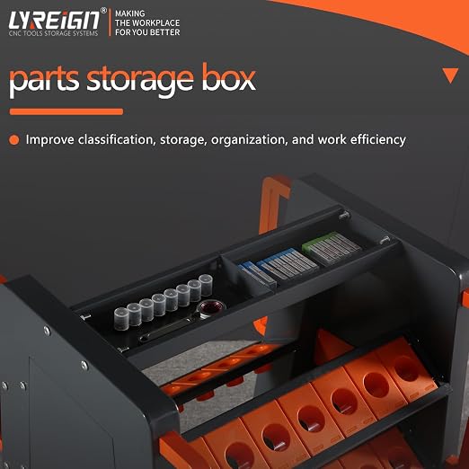 CAT/BT40 Large Capacity CNC Tool Storage Cabinet, CNC Tool Holder Vertical Drawer Cabinet for Warehouse Workshop Factory Garage Machining Centers