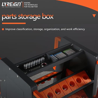 CAT/BT40 Large Capacity CNC Tool Storage Cabinet, CNC Tool Holder Vertical Drawer Cabinet for Warehouse Workshop Factory Garage Machining Centers