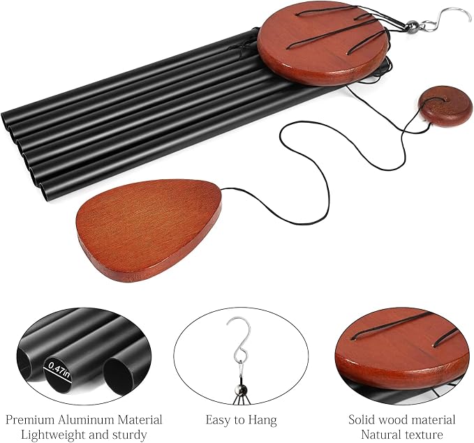 Outdoor Memorial Wind Chimes | Perfect housewarming gift for neighbors, suitable for porch and yard decoration.