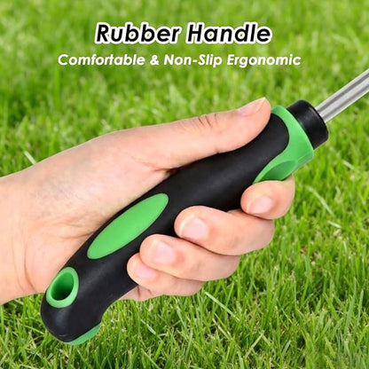 Ocean Pearl Weed Puller Tool, Weed Puller Hand Weeding Tool, Weeder Tool, Weed Remover Tool for Garden Tools & Gardening Hand Tools, Manual Dandelion Root Remover, Ergonomic Handle for Lawn Yard