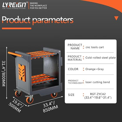 CAT/BT40 Large Capacity CNC Tool Storage Cabinet, CNC Tool Holder Vertical Drawer Cabinet for Warehouse Workshop Factory Garage Machining Centers