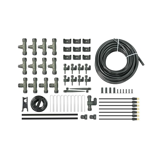 Vego Garden Irrigation Kit - Drip Irrigation System for Raised Garden Beds, Efficient Watering Solution for Vegetables, Flowers, and Plants, Easy DIY Installation (M)