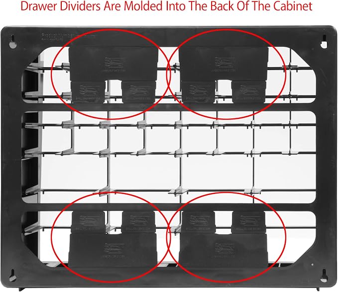 Akro-Mils 24 Drawer Hardware, Craft and Office Supply Storage Cabinet Bundle (2-pack)