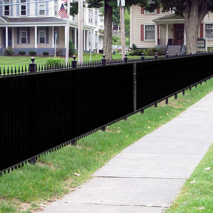 Sunnyglade 5 feet x 100 feet Privacy Screen Fence Heavy Duty Fencing Mesh Shade Net Cover for Wall Garden Yard Backyard (Black, 5 ft X 100 ft)