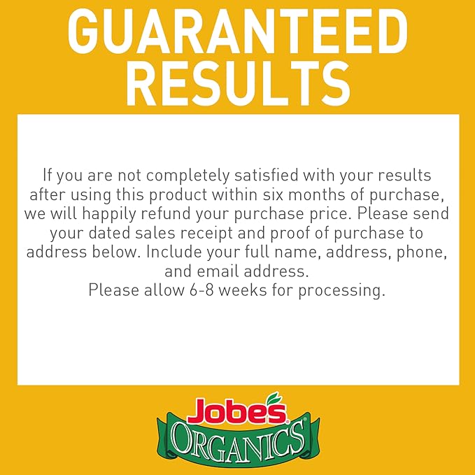 Jobe’s Organics Granular Fertilizer, Organic Fertilizer for Palm Trees and Plants, 4 lbs Bag (Pack of 6)