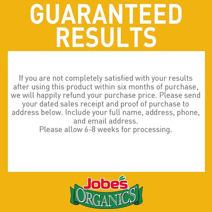 Jobe’s Organics Granular Fertilizer, Organic Fertilizer for Palm Trees and Plants, 4 lbs Bag (Pack of 6)