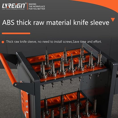 CAT/BT40 Large Capacity CNC Tool Storage Cabinet, CNC Tool Holder Vertical Drawer Cabinet for Warehouse Workshop Factory Garage Machining Centers