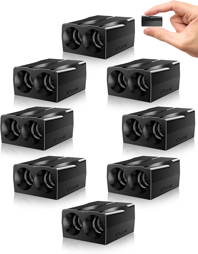 Elook Upgraded Deer Whistles for Car,Double Horn,8 Pack | Save Deer,for Vehicles and Trunks,Registered Patent