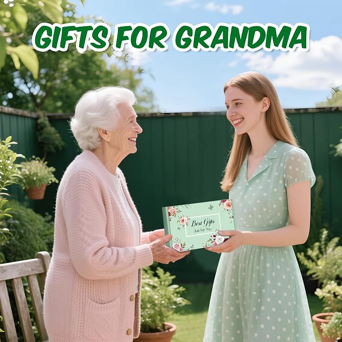 Gardening Gifts for Women, Garden Tools for Mom Grandma | Gardening Tools with Hand Fork Trowel Gloves Apron, Floral Print Birthday Pink Gifts for Plant Lovers Wife, Retirement Gifts