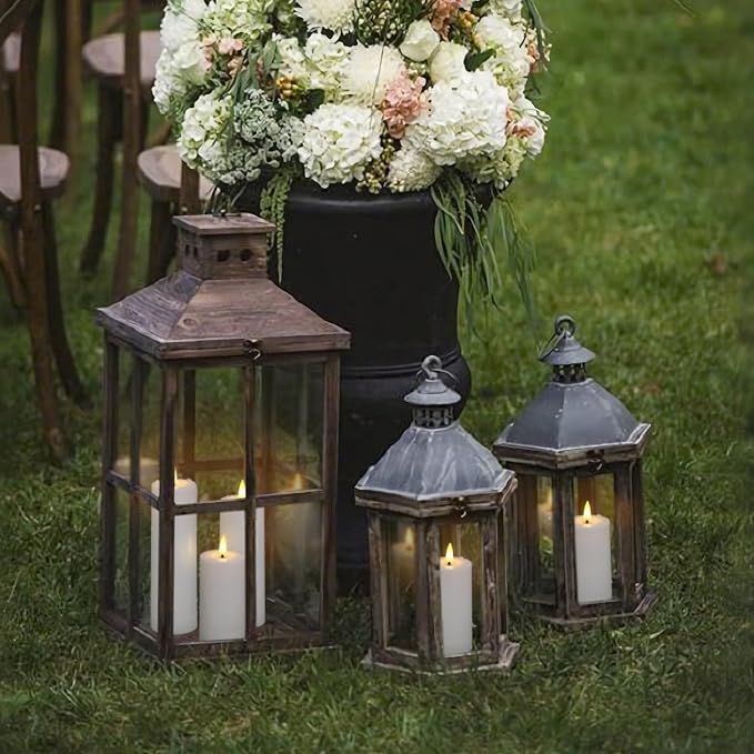Flameless Waterproof 2.2" x4" 4" 5" 5" 6" 6" 7" 7" Pillar Candles with Remote Control and Timer, LED Battery Operated Plastic White Pack of 8 Outdoor Flickering Warm Light