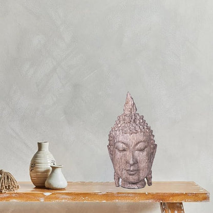 Decorative Buddha head statue, exquisite Zen garden home decoration