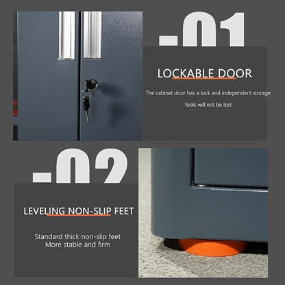 CAT/BT40 Large Capacity CNC Tool Storage Cabinet, CNC Tool Holder Vertical Drawer Cabinet for Warehouse Workshop Factory Garage Machining Centers