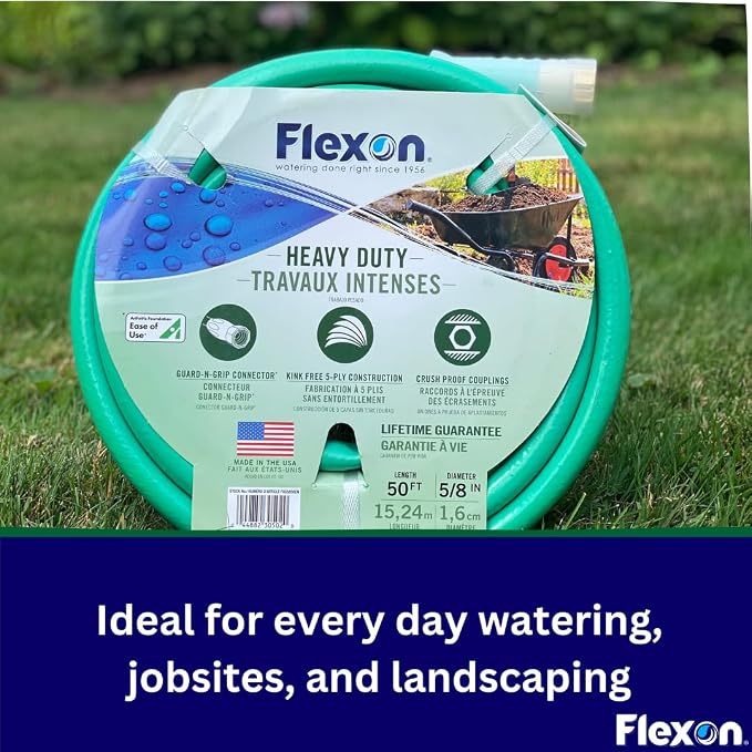 Flexon 5/8-Inch by 75-Foot Forever Plus Garden Hose FXG5875