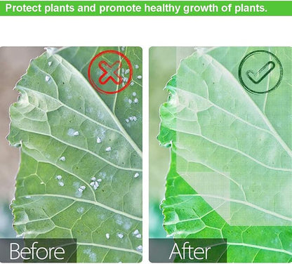 Plant Cover Bags, 4.6X 3.4 Feet Reusable Thicken Encrypted Garden Netting Mesh with Drawstring, Fruit Tree Plant Protect Netting, Plant Cover for Pest, Insect Bird Barrier Netting (2 Pcs)
