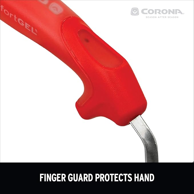 Corona Stainless Steel ComfortGEL Transplanter, red