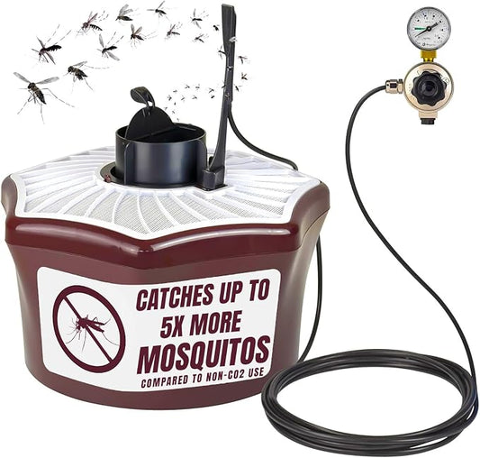 Biogents Mosquitaire Outdoor Mosquito Trap with CO₂ Booster & Sweetscent Lure | Eco-Friendly, Pesticide-Free, Pet-Safe Repellent Alternative | Electric Catcher for Comprehensive Mosquito Control