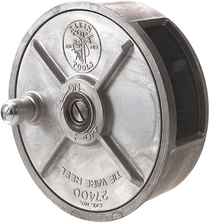 Klein Tools 24700 Tie Wire Reel, Lightweight Aluminum 27450 Tie Wire Reel Pad