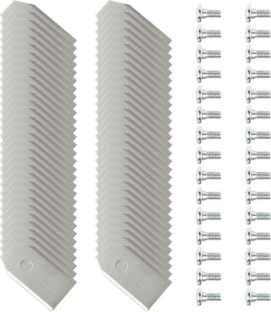 30pack Robotic Lawn Mower Replacement Automower Lawnmower Blades Fit for All Gardena Robotic Automower and Husqvarna Robotic