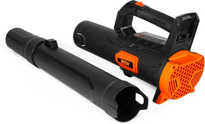 WEN 20V Max Cordless Leaf Blower (Bare Tool Only - Battery and Charger Not Included) (20809BT)