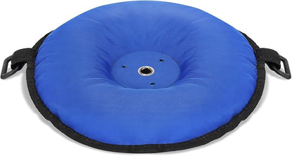 Weighted Sand Bag Boat Base for Bird Deterrent Systems, Compatible with Bird B Gone/Bird Barrier Long Legs Bird Deterrent, Portable Stabilizing Base for Boats & Docks, Weatherproof Blue Canvas, 5 lbs