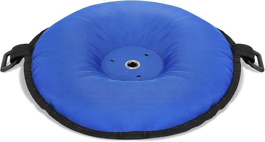 Weighted Sand Bag Boat Base for Bird Deterrent Systems, Compatible with Bird B Gone/Bird Barrier Long Legs Bird Deterrent, Portable Stabilizing Base for Boats & Docks, Weatherproof Blue Canvas, 5 lbs