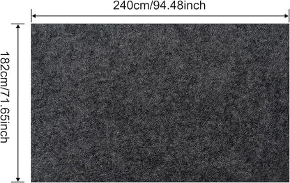 6 x 7.87 FT Outdoor Storage Shed Mat, 3mm Thickened Waterproof Shed Base Flooring Pad, Outdoor Carport Mat, Anti-Slip Dustproof Patio Furniture Floor Scratch Prevention