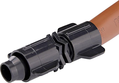 Raindrip S5600UB, Smart Loc Universal Coupling, Drip Irrigation Fitting for 1/2-Inch, 5/8-Inch, & 0.710-Inch Supply Tubing and Dripline, Black