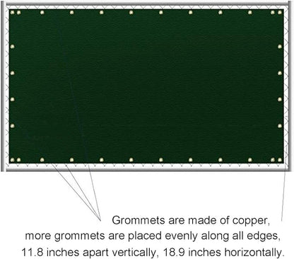 Sunnyglade 6 feet x 50 feet Privacy Screen Fence Heavy Duty Fencing Mesh Shade Net Cover for Wall Garden Yard Backyard (Green, 6 ft X 50 ft)