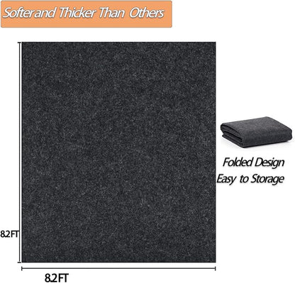 8.2 x 8.2 FT Outdoor Storage Shed Mat, Waterproof Storage Shed Flooring Mat, Anti-Slip Patio Furniture Floor Scratch Prevention Mat, Dustproof Outdoor Carport Mat (8.2 x 8.2 FT)……