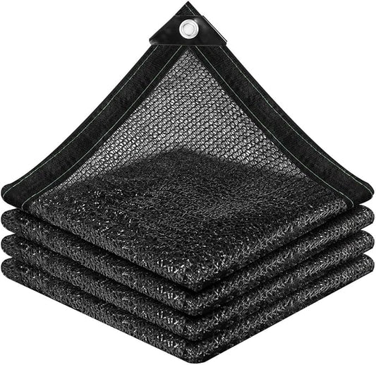 vensovo 40% Sunblock Shade Cloth Net Black Resistant - 12x20 Ft Garden Shade Mesh for Plant Cover, Greenhouse, Chicken Coop, Kennels, Tomatoes Plants