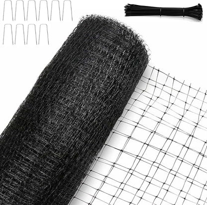 KLEWEE Bird Netting, 13 x 33 FT Heavy Duty Garden Netting Fine Mesh for Protect Fruit Trees, Plants and Vegetables from Birds, Deer, Squirrels and Other Animals
