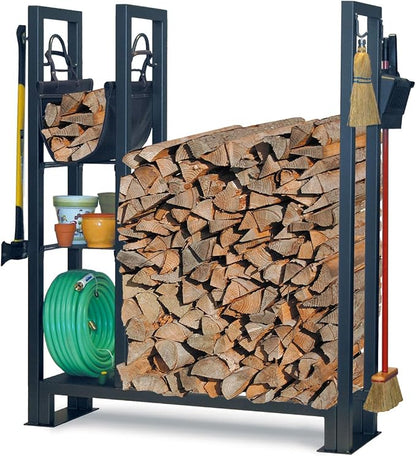 Pilgrim Home and Hearth 18565 Utility Outdoor Wood Rack