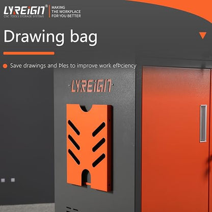CAT/BT40 Large Capacity CNC Tool Storage Cabinet, CNC Tool Holder Vertical Drawer Cabinet for Warehouse Workshop Factory Garage Machining Centers
