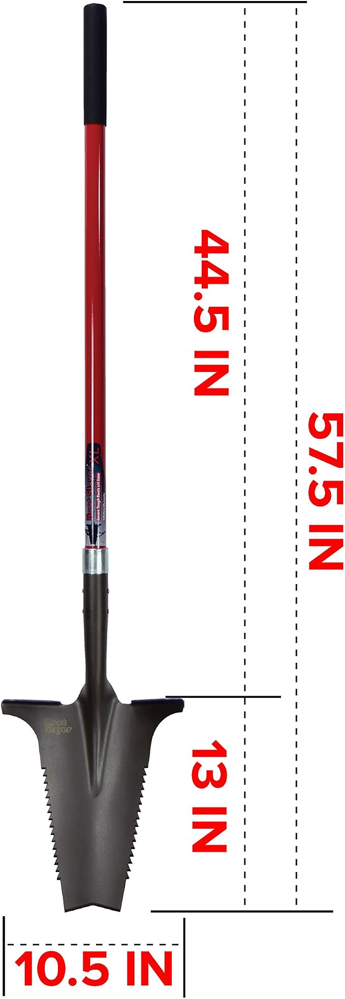 Root Slayer Shovel Bundle - 22511 X-Large and 17211 Original Red Knife with Holster