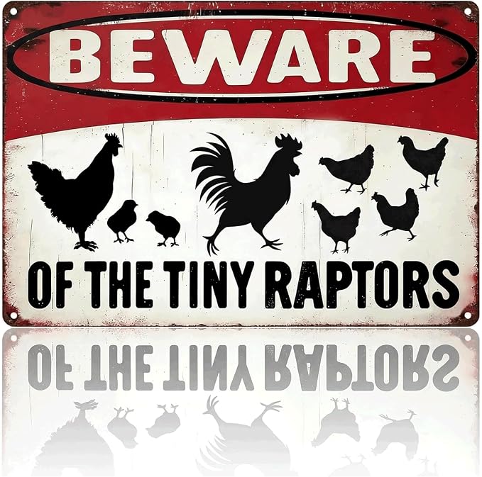 Vintage Metal Signs Chicken Coop Signs for Farm Yard Decor, Farm Tin Signs for Home Kitchen Outdoor Decor