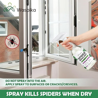 Peppermint Oil Insect and Spider Repellent Spray, Repels and Kills Ants and Bugs, Extra Strength Natural Plant Based Pest Control for Home, Kitchen and Garden, Safe for Family and Pets, 16 oz
