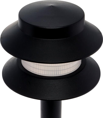 Paradise GL22627 Low Voltage Plastic 4W Path Light (Black, 12 Pack)