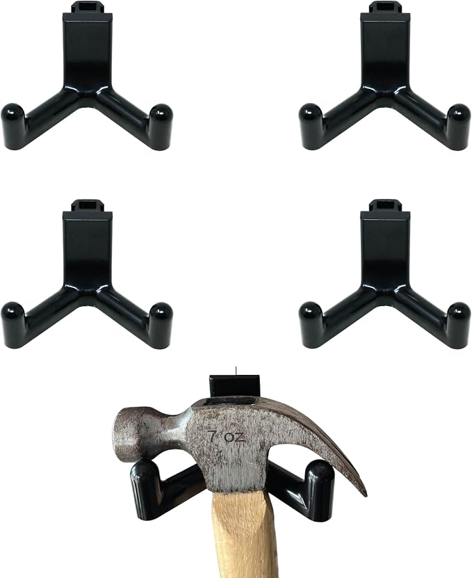 Pop's Parts Plus Tool Hook for Lifetime Shed Original Lifetime Shed Accessories Hook on Amazon, Check Description for Compatible Models! (Does NOT Work on Horizontal Siding Sheds) (Pack of 5)
