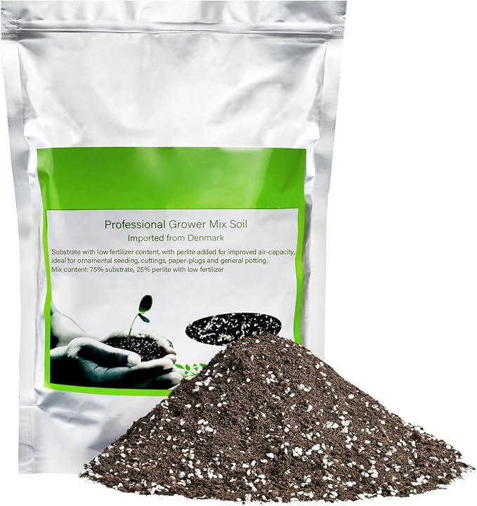 Succulent Cactus Potting Soil Mix (2 qt), All-Purpose Garden Potting Mix for Indoor Outdoor Plants, Quick Drain Houseplant Orchid Bonsai Perlite Soil, Ready-to-Use, Resealable Bag Design
