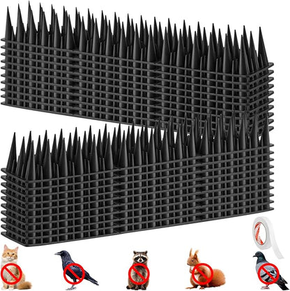 Bird Spikes, 20 Pack Pigeon for Small Birds Raccoon Cats Defender for Outside to Keep Squirrel Away for Railing and Roof