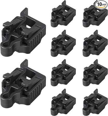 EDISHINE 10-Pack Low Voltage Wire Connector, Landscape Lighting Cable Connectors Waterproof for Landscape Lighting/Pathway Light/Spotlight, 10/12/14/16/18 Gauge Cables Compatible,UL Listed